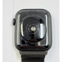 Apple Watch SE 44mm GPS + Cellular Midnight Aluminum Case Milanese Loop Band