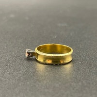 Ladies 18ct Yellow Gold Natural Diamond Ring