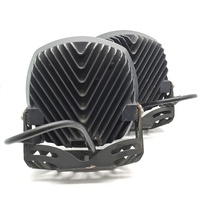 Dual LED Driving Lights Projector Lens Waterproof Car Offroad