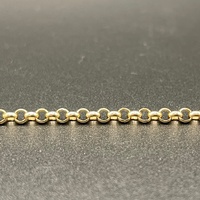 Ladies 9ct Yellow Gold Belcher Link Bracelet