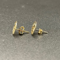Ladies 9ct Yellow Gold Tree of Life Stud Earrings