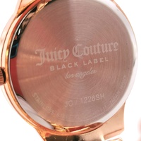 Juicy Couture Black Label JC/1226SH Rose Gold Watch Green Dial Crystal Bezel