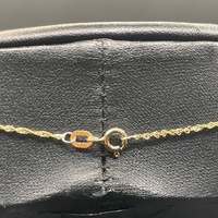 Ladies 9ct Yellow Gold Singapore Twist Link Necklace