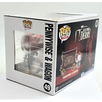 Funko Pop! Town IT Welcome to Derry Pennywise & Wagon Vinyl Figure #49