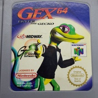 Gex 64 Enter the Gecko Nintendo 64 N64 Cartridge Video Game