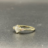 Ladies 9ct Yellow Gold Cubic Zirconia Ring