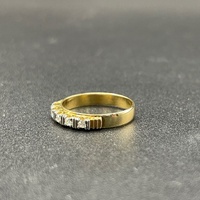 Ladies 18ct Yellow Gold Diamond Band Ring
