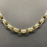 Ladies 9ct Yellow Gold Belcher Link Necklace