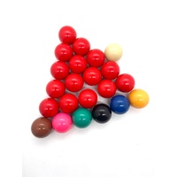 Super Crystalate 22 Set Snooker Balls Complete Cue Sports Kit with Box