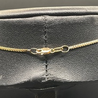 Ladies 9ct Yellow Gold Crown Trifari Snake Link Necklace