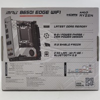 MSI MPG B650I EDGE WIFI Mini-ITX Motherboard - AM5 Socket - AMD Ryzen 9000 Ready