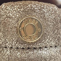 Jimmy Choo Dale Flat Metallic Suede Slip-ons Tassel Loafers - Size 40 - Authentic