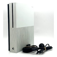Microsoft Xbox One S 500GB Console 1681 White with Leads No Controller