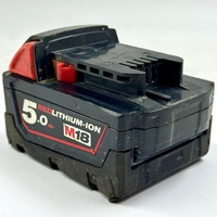 Milwaukee M18 REDLITHIUM 5.0Ah 18V Lithium-Ion Battery Pack Genuine Cordless Tool Battery