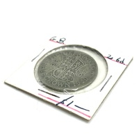 1939 Great Britain Half Crown Coin - King George VI - .500 Silver - Circulated Condition