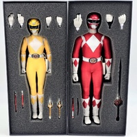 Ace Toyz CMSH-00 Classic Mighty Superhero Figure Box Set - Power Rangers - Includes Exclusive Combined Weapon