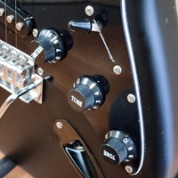 Tagima TG-500 Woodstock Series Electric Guitar Matte Black 6 String