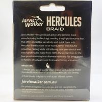 Jarvis Walker Hercules Braided Fishing Line 50LB 250M 0.34mm High Strength Low Stretch Saltwater Freshwater