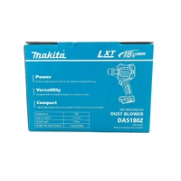 Makita 18V Brushless Dust Blower DAS180Z Cordless Air Duster Skin Only
