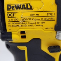DeWalt DCF850 18V XR Li-ion Cordless Brushless Compact Impact Driver Skin Only