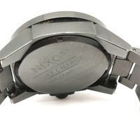 Nixon Take Charge The Corporal Black Rose Gold Stainless Steel Watch