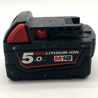 Milwaukee M18 18V RedLithium-Ion 5.0Ah Extended Capacity Battery Pack M18B5