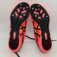 ASICS Cosmoracer MD Flash Coral Black Running Shoes G603Y-0690 Size US 7.5