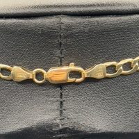 Unisex 9ct Yellow Gold Figaro Link Necklace