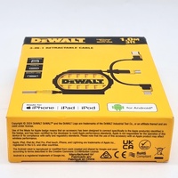 DeWalt 3 in 1 Retractable Charging Cable DXMA1311364E