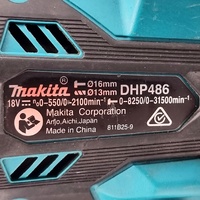 Makita DHP486 18V Heavy Duty Cordless Brushless Hammer Drill Driver Skin Only
