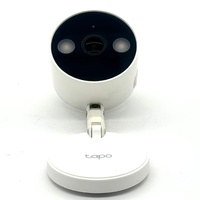 Tapo Security Camera White Dual Spotlights Wired CCTV