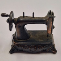 Antique Metal Sewing Machine Pencil Sharpener Vintage Desk Collectible Decor