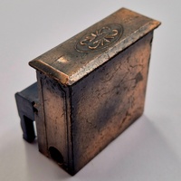 Antique Metal Piano Pencil Sharpener Vintage Miniature Desktop Collectible Music Decor