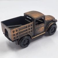 Antique Metal Pickup Truck Pencil Sharpener Vintage Style Desktop Collectible