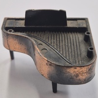 Antique Metal Grand Piano Pencil Sharpener Vintage Collectible Desk Decor