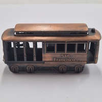 Antique Metal Pencil Sharpener San Francisco Cable Car Vintage Desk Collectible