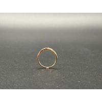 Ladies 10ct Rose Gold Diamond Ring