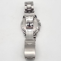 Seiko Chronograph 7T92-0DW0 Red Dial Mens Quartz Watch 10 Bar 100m