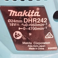 Makita DHR242 18V 24mm Cordless Brushless Rotary Hammer Drill Skin Only