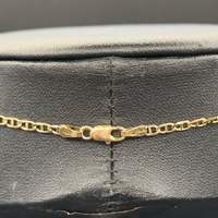 Unisex 9ct Yellow Gold Anchor Link Necklace