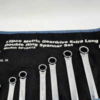 SP Tools 12pc Extra Long Metric Geardrive Spanner Set Wrench Kit 8-19mm