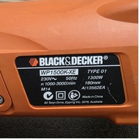 Black & Decker WP1500K-XE 1300W 180mm Rotary Car Polisher Buffer