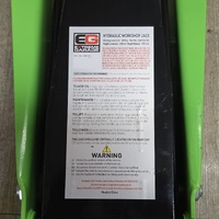 Extreme Garage Neon Green Workshop Jack 2000kg EG2000WJ-NG Hydraulic