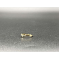 Ladies 9ct Yellow Gold Diamond Ring