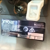 Ryobi RCS5050 2 Stroke 50cc 20 Inch Bar Petrol Chainsaw