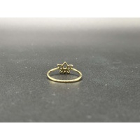 Ladies 9ct Yellow Gold Lotus Flower Ring
