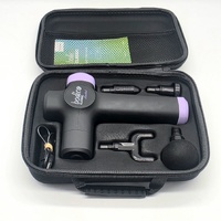 Bodico Classic Limited Massage Gun BCC001-L Black Lilac Case 4 Heads