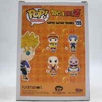 Funko Pop Dragon Ball Z Super Saiyan Trunks #155 NYCC 2016 Exclusive Vinyl Figure