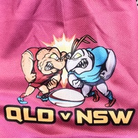 State of Origin Rugby League Jersey Size L QLD NSW Graphic Shirt
