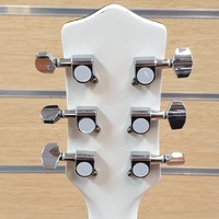 Jim Beam 6 String Single Cutaway Electric Guitar Cream White